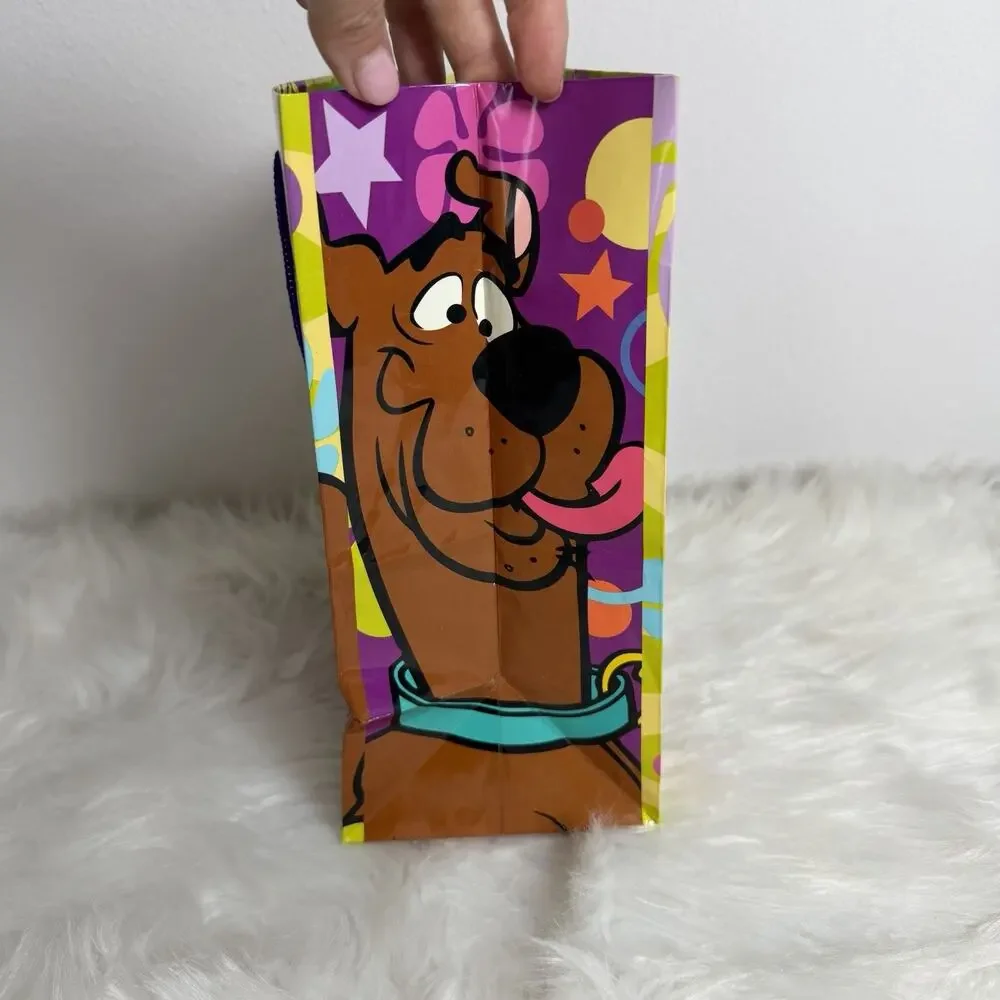 Scooby Doo Gift Bag Vtg Retro Flowers Colorful Shaggy Medium Y2K Hallmark 1997